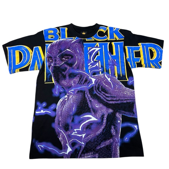 Black Panther AOP Marvel Modern Boot Tee - Picture 2 of 6